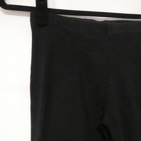 Unbranded | 12.5 inch waist measured | Black Leggings With Bottom Lace Hem - Picture 3 of 16